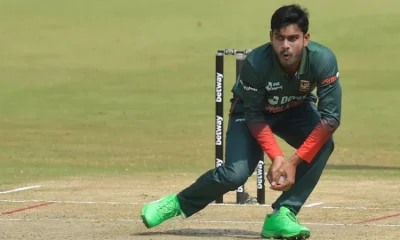 বাংলাদেশকে প্রথম সাফল্য এনে দিয়েছেন মেহেদী হাসান মিরাজ। ছবি: গেট্টি ইমেজ